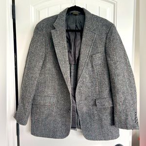 Vintage Harris Tweed 100% Scottish Wool Sports Coat Jacket Blazer